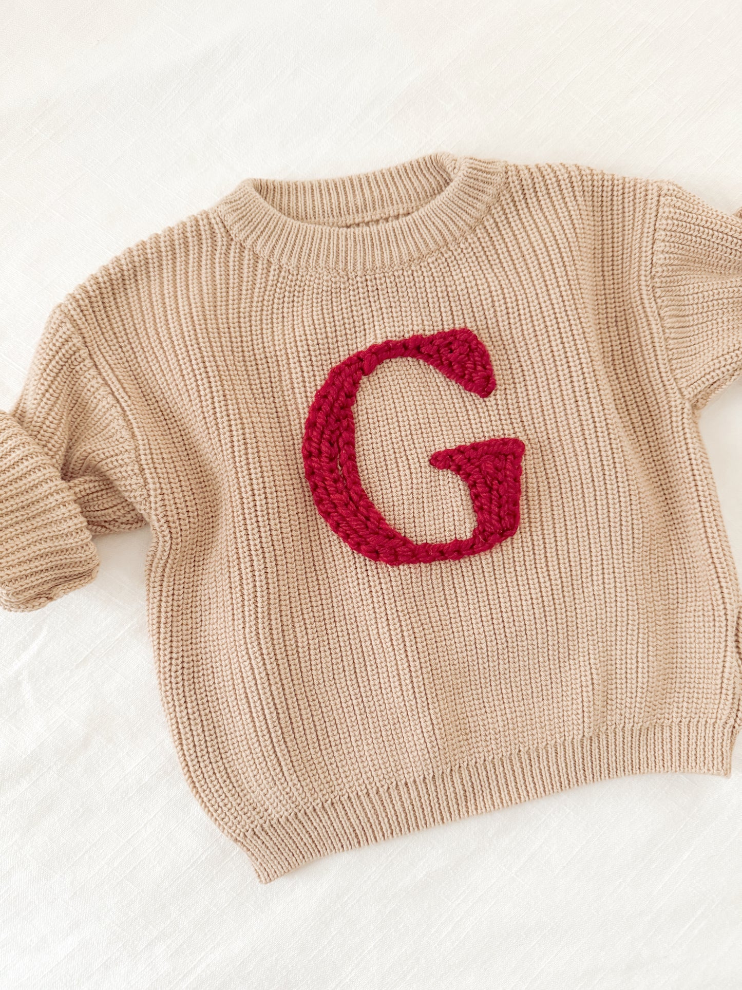 The Classic Initial Sweater