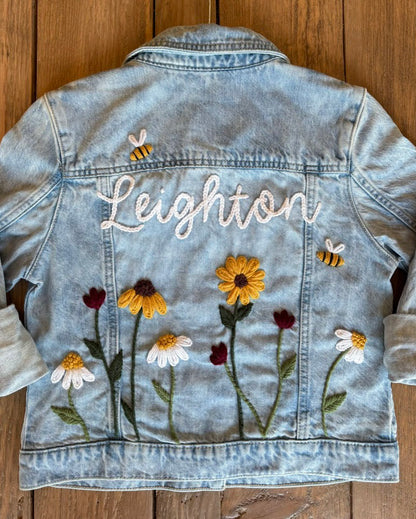 Custom Embroidered Denim Jacket