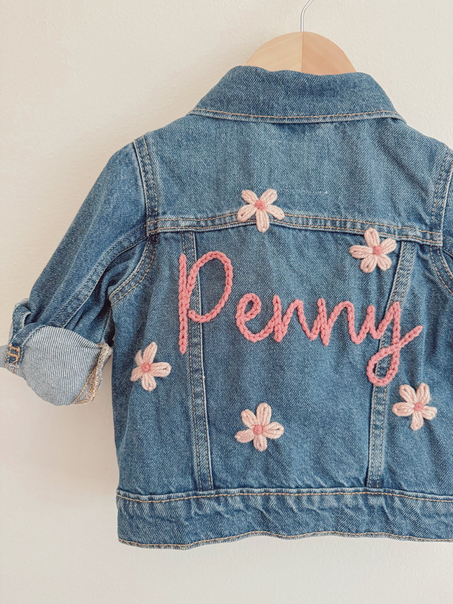 Custom Embroidered Denim Jacket
