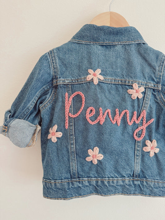 Custom Embroidered Denim Jacket