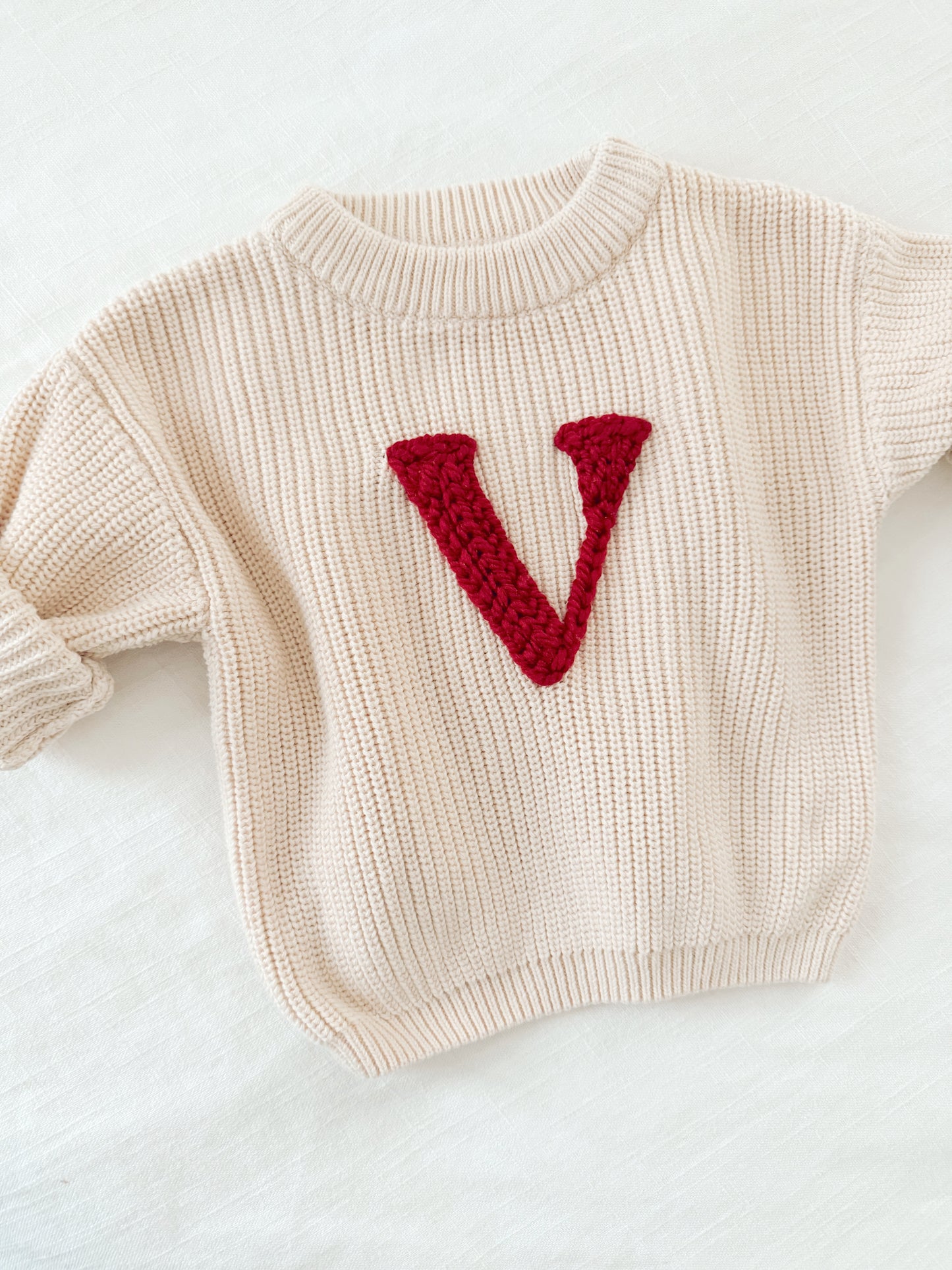 The Classic Initial Sweater