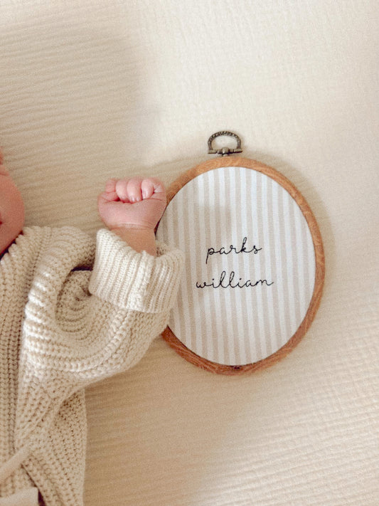 Name Announcement Keepsake