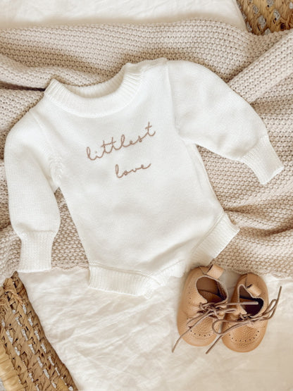 Long Sleeve Knit Romper