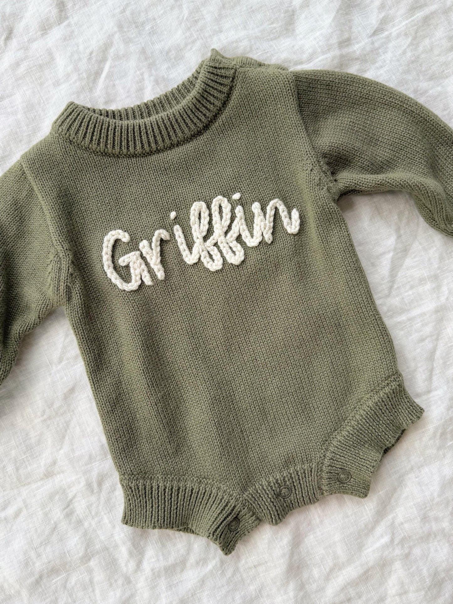 Long Sleeve Knit Romper