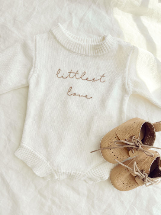 Long Sleeve Knit Romper
