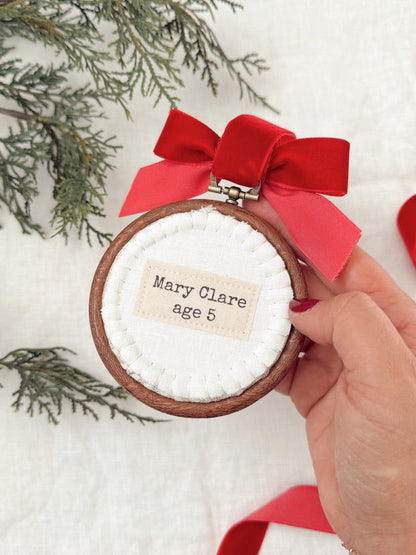 Handwriting Ornament