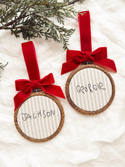 Handwriting Ornament