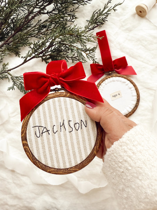 Handwriting Ornament