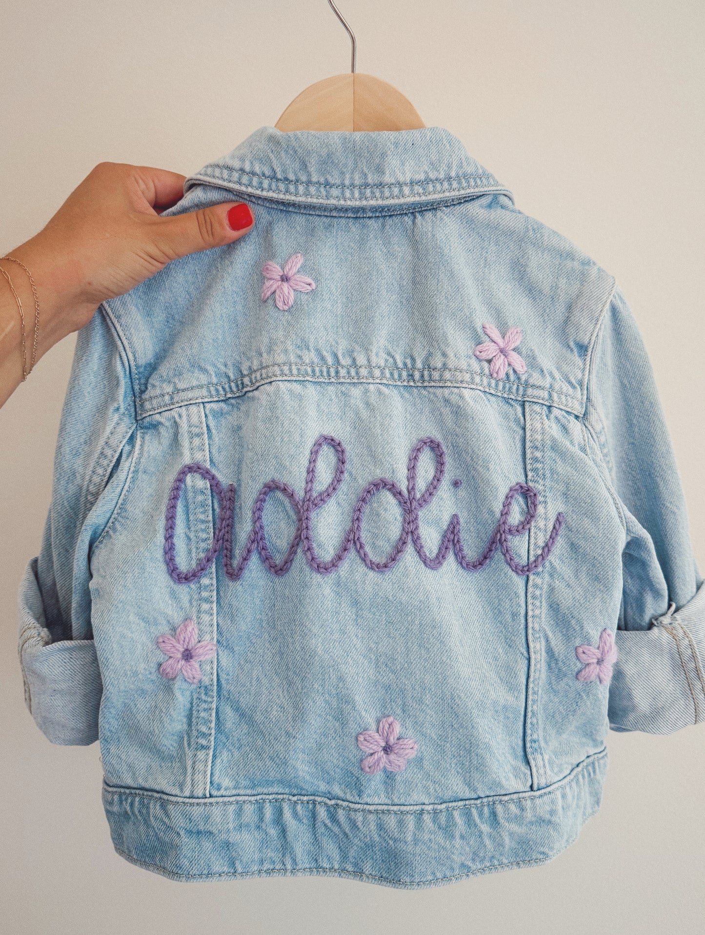 Custom Embroidered Denim Jacket