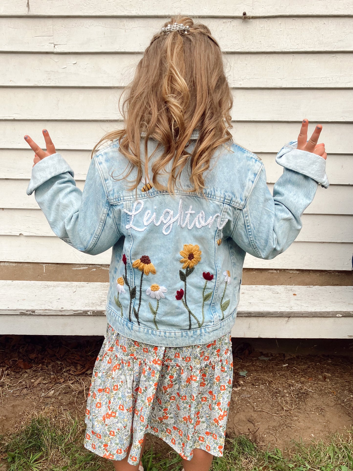 Custom Embroidered Denim Jacket