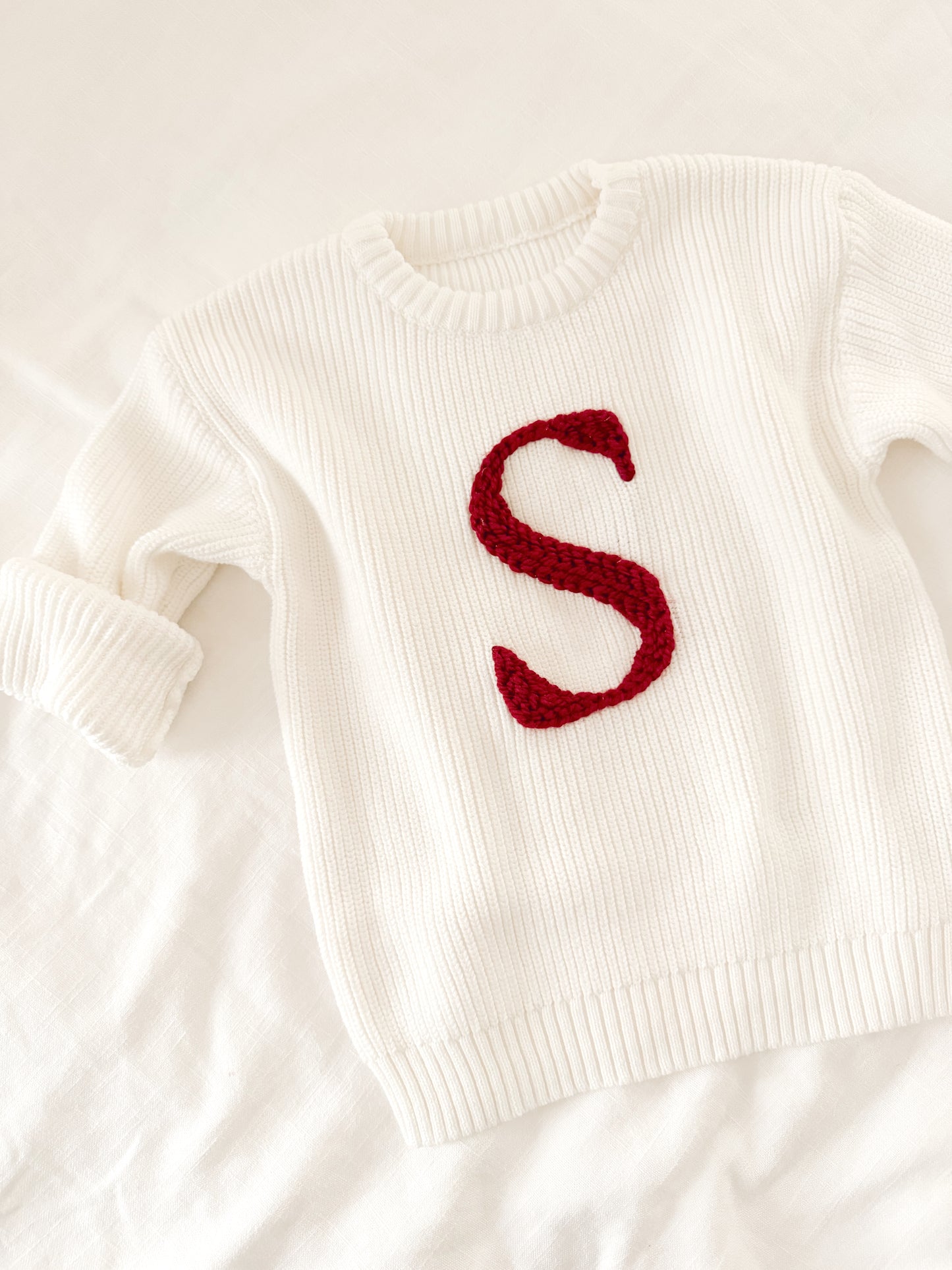 The Classic Initial Sweater