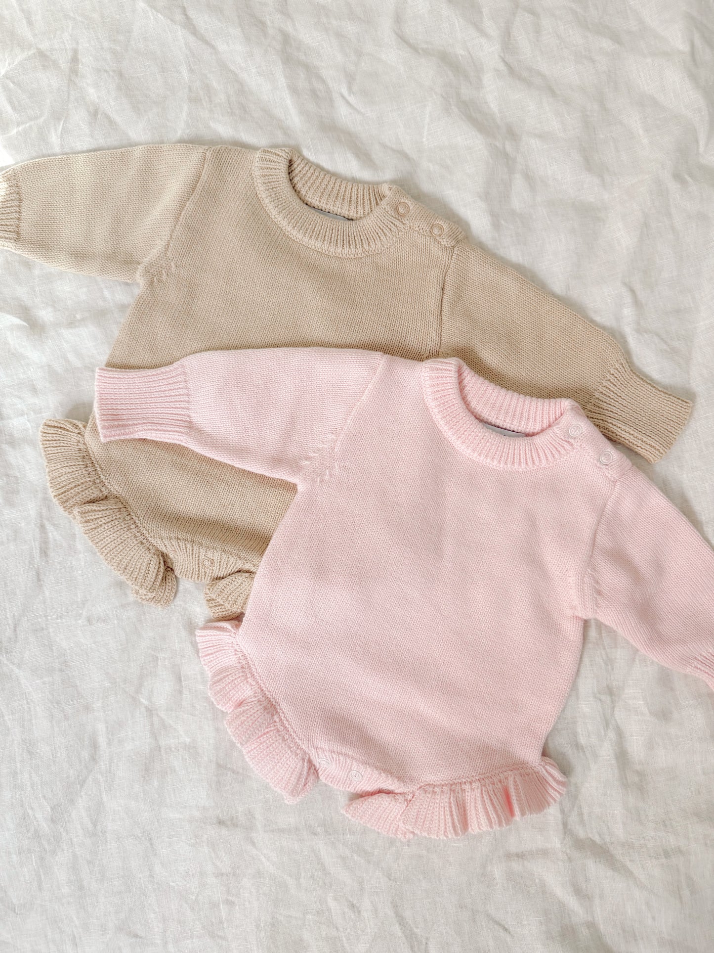 Long Sleeve Ruffle Romper