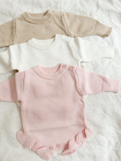 Long Sleeve Ruffle Romper