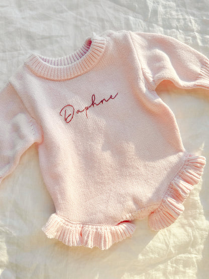 Long Sleeve Ruffle Romper