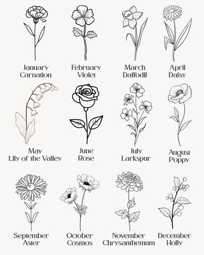 The Birth Month Bouquet Sweatshirt